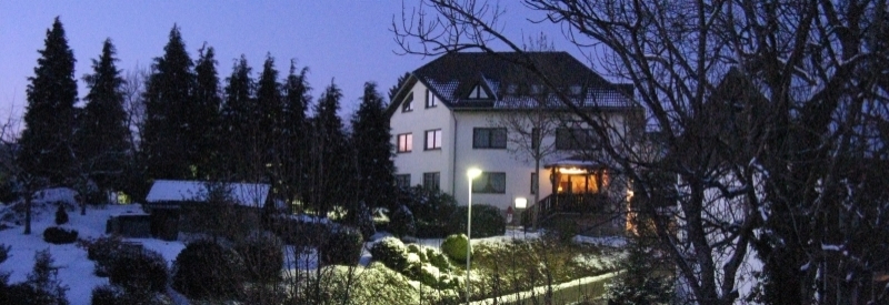 Das Hotel zum Walde in Stolberg.